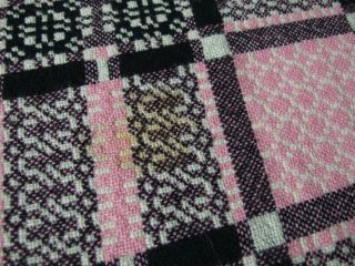 vintage Welsh Wool Blanket throw 3