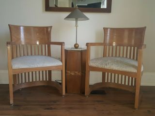 Frank Lloyd Wright Taliesin Barrel Style Chairs Contact For