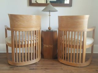 Frank Lloyd Wright Taliesin Barrel Style Chairs Contact for 2
