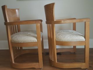 Frank Lloyd Wright Taliesin Barrel Style Chairs Contact for 5