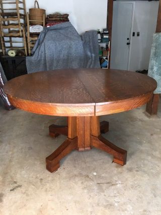 Oak Mission Arts&crafts Dining Table