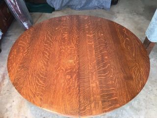 Oak Mission Arts&Crafts Dining Table 2