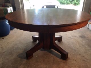 Oak Mission Arts&Crafts Dining Table 3