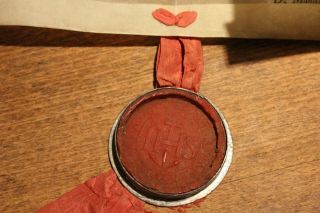 1754 Latin College Society of Jesus parchment diploma WAX SEAL 2