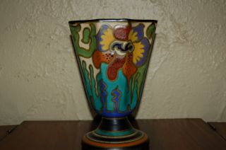 Vintage Gouda Art Pottery Vase,  C.  1930
