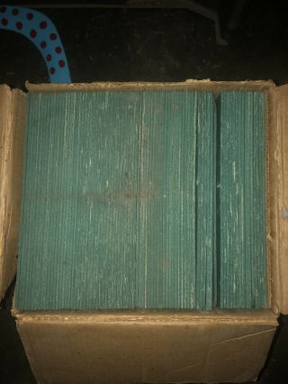 Box of 80 Vintage Matico Veined Plastic Asphalt C - 424 Asbestos 9x9 Floor Tile 6