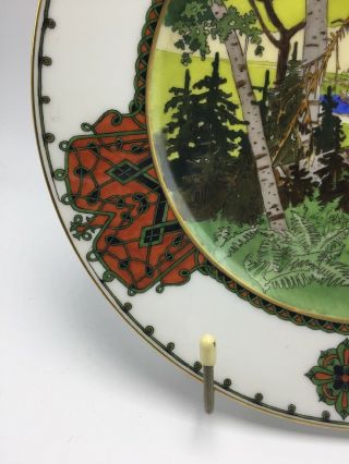 Rare Signed Antique Russian Porcelain Plate Medieval Scene by Kornilov - 8/131 4