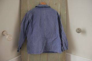 Jacket Work wear blue Coat French Farmer clothing Bill Cunningham cotton denim 5