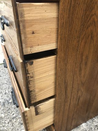 Pair Brandt Ranch Oak Chest Dressers Mid Century 1960 ' s Cowboy 10