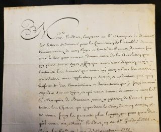 KING LOUIS XV AUTOGRAPH – Letter to the President of the Parlament d ' Aix 1721 3