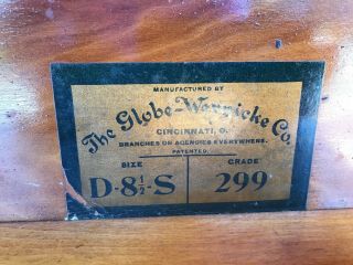 3/4 Globe Wernicke D - 299 Oak Bookcase 4