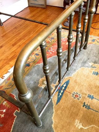 Authentic Antique Brass Bed made by F.  R.  Co.  Full 4