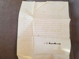 1940s Chess World document letter by Jose Raul Capablanca Signed AUTOGRAPH CUBA 2