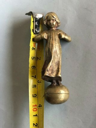 Antique Austria Peter Tereszczuk Bronze Girl Tinker Bell Signed 4