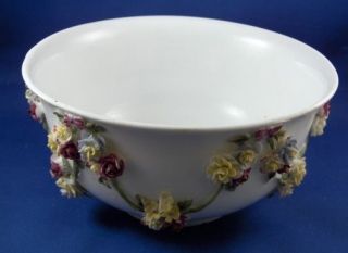 Antique German / French Mystery Porcelain Serving Dish Bowl Porzellan Schale 2