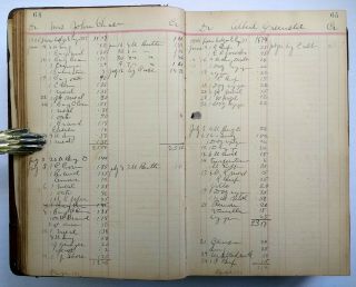 ANTIQUE HANDWRITTEN STORE LEDGER Killingly Windham County CT Manuscript Diary 6