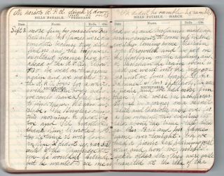1903 Handwritten Diary Edna Kenyon Detroit MI Summer Trip to Salem NY 17yr Old 10