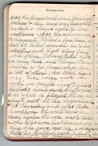 1903 Handwritten Diary Edna Kenyon Detroit MI Summer Trip to Salem NY 17yr Old 9