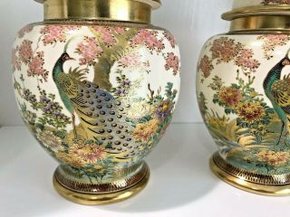 ANTIQUE JAPANESE SATSUMA COVERED JARS 4