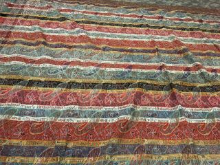 Antique Kashmir Paisley Shawl,  Kani Khatraz,  Kashmir Hand - Woven 19th C 5.  5X5.  5ft 9