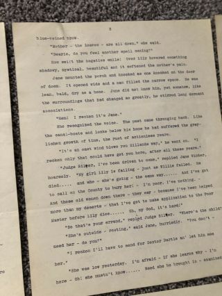 Authentic Zane Grey 13 Page Short Story Manuscript Certified Look  6