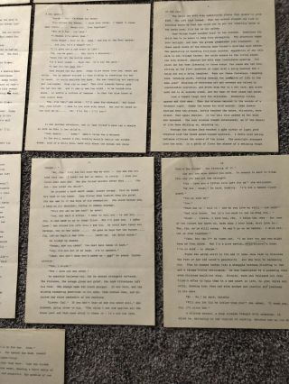 Authentic Zane Grey 13 Page Short Story Manuscript Certified Look  9