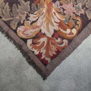 French AUBUSSON Antique 19th.  c.  Handwoven Vertical Tapestry 11