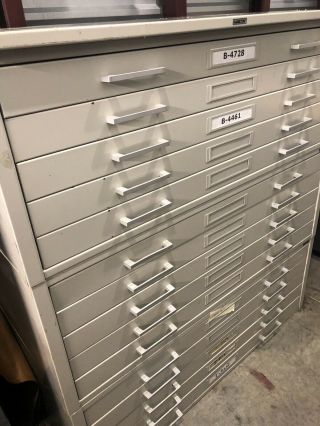 3 (20 Drawers Hamilton Map Flat Cabinets) Purdy Color 2