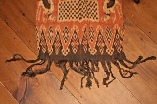 Indonesian Ikat TEXTILE Breast Cloth cotton weaving Southeast Asia Sumba Shawl 5