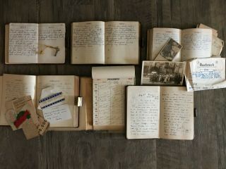6 Handwritten Diaries Bower Hofstead Nashville Tn 1936 Travel Diary Olympics