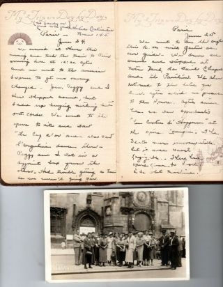 6 Handwritten Diaries Bower Hofstead Nashville TN 1936 Travel Diary Olympics 7
