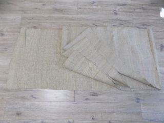 Homespun heavy Hemp Fabric 19thC 7,  5x0,  66m Raw Gray Not 3