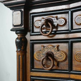 Fine Large Antique American Victorian Walnut Chest of Drawers and Mirror 19th ce 8