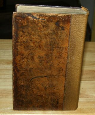 antique 1852 Catholic Bible Douay Rheims RESTORED 3