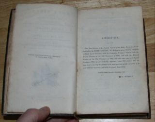 antique 1852 Catholic Bible Douay Rheims RESTORED 5