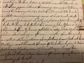 1837 Diary Abolitionist Quaker Philadelphia Lucretia Mott Meeting Debate Slavery 5