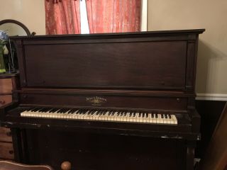 Piano — Antique.  Antique Piano.  Transposing.  Orleans 1886 Exposition. 3