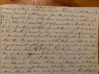 1859 Diary Anti - Slavery Convention Riots Bombs Philadelphia Quaker Abolitionist 6