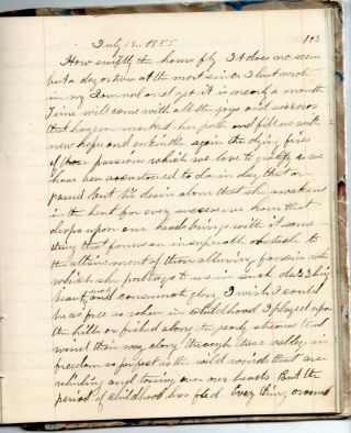 RARE Handwritten Diaries Joshua T.  Butts Friendship NY Union College Clarksville 3