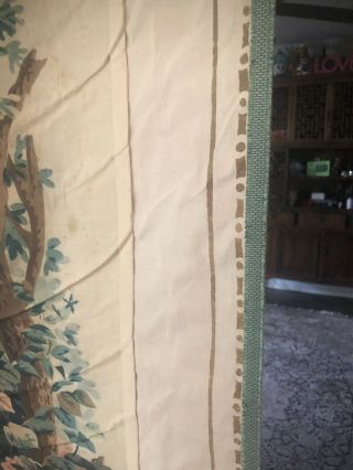 Large Antique French Handpainted Tapestry Master Country Cottage Shabby Chic 9