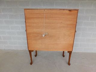 Edwardian Adams Style Vintage 2 Door Bar Cabinet 7