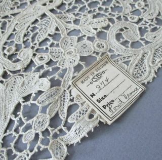 Antique Point de Venise LACE,  Linen 38 