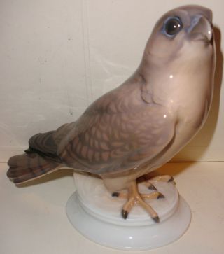 Rare Bing & Grondahl 1666 Dahl Jensen kestrel falcon bird porcelain figure 2