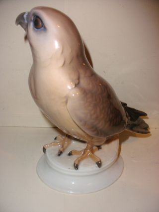 Rare Bing & Grondahl 1666 Dahl Jensen kestrel falcon bird porcelain figure 5