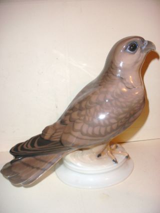 Rare Bing & Grondahl 1666 Dahl Jensen kestrel falcon bird porcelain figure 6