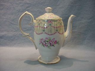 Queen Anne Royal Bridal Gown Coffee Pot 2
