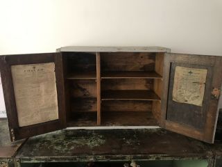 Vintage Antique Medical Cabinet 2