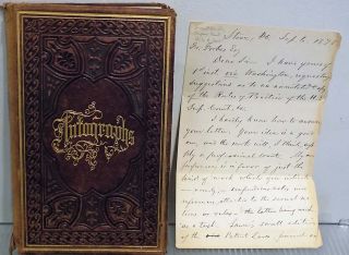 1875 - 1903 Album - Supreme Court Justice Joseph Bradley Letter - Unitarian Revs