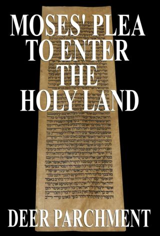 Torah Scroll Bible Vellum Manuscript Leaf 350 Yrs Morocco Deuteronomy 3:20 - 4:10