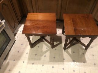 A Stickley Solid Cherry End Tables 4